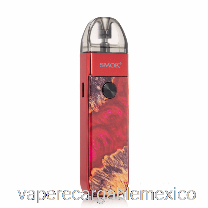 Vape Recargable Smok Pozz Pro 25w Pod System Rojo Madera Estabilizadora